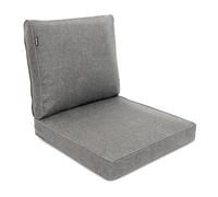 Lot de coussins de salon d'extérieur Ilano, 50 x 50 cm, 50 x 40 cm, gris clair