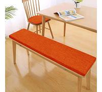 Lot de coussins d'extérieur imperméables, durables et durables pour banc de jardin - 100 x 45 x 5 cm - Rouge