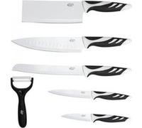 Lot de couteaux professionels Acier Noir, 6 pièces