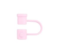 Lot de couvercles de pailles en silicone, réutilisables, compatibles avec 6 à 8 mm, 10 couleurs disponibles, parfait pour les voyages, les pique-niques, le fitness, la décoration de fête (A, taille