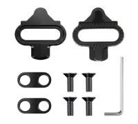 Lot de crampons SPD de qualité supérieure pour VTT et vélo d'intérieur, compatibles avec Shimano SPD SH51, pédales à clic antidérapantes, plaques de chaussures en acier chrome-molybdène pour