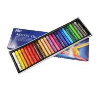 Lot de crayons de couleur pastel à l'huile douce - Couleurs de dessin non toxiques - Kit de fournitures d'art professionnel | Boîte de 25 à 50 couleurs - Pastels pour, débutants,