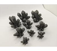 Lot de cristaux | 28 mm échelle 1/56 miniature | RPG Figurine de table Modélisation de paysage Wargaming Fantasy Diorama Wargames Model Paysage Terrain Scatter Jeu de rôle Imprimé 3D Peintable