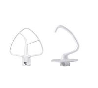 Lot de crochets et batteurs plats d'origine pour robot de cuisine KitchenAid 5KSM90, 5KSM45, 5KSM150, 5KSM125, 5KSM175, 5KSM185, 5K45SS, 5KSM156