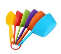 Lot de cuillères à mesurer de cuisine | Cuillères à mesurer avec balance de cuisine | Cuillères de rangement empilables pour débutants pour farine, sel et haricots, ensemble de cuillères à mesurer