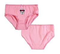Disney Lot de Culottes Minnie Mouse Hipster Panties, Multicolore, 6-8 Ans Unisex Kids