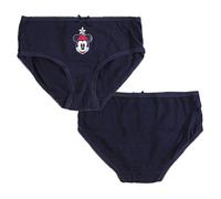 Lot de Culottes Minnie Mouse - Couleur Bleue, Blanche, Rose et Rouge - 5 Unités - Taille 4 à 5 Ans - Culottes pour Enfants en Coton - Produit Original Conçu en Espagne