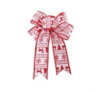 Lot de Décorations de Noël en de Papillon pour Lot de Décorations | Sapin, Ornement Festif Élégant en Tissu pour Arbre, Maison et Fêtes, 5 Couleurs au pour choix, Taille 24x19cm