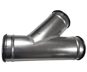 Lot de dérivation pour P799.056 Règles à niveler Tube à 45 ° avec joint DN 100 125 150 160 200 mm - Accessoires Aspiration