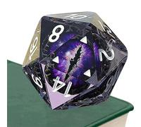 Lot de dés polyédriques - Dés en résine de globe oculaire - Motif fromage - Pack RPG coloré double face pour les aventures de table - Campagnes fantastiques - Famille - Réunion - Jeux - Cadeau