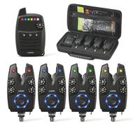 Lot de détecteurs de touche pour carpe avec télécommande sans fil 6 couleurs réglables sensibilité volume coul LAMPADAIRE DE JARDIN