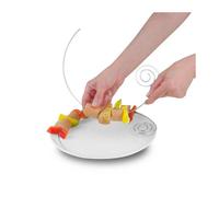 Lot de deux brochettes rondes