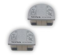 Lot de deux cartouches anti-calcaire Centrale Vapeur, Fer à Repasser 9178005731, 9178020181 BEKO