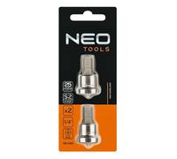 Lot de deux embouts de visseuse placo 1/4 NEO TOOLS 06-040
