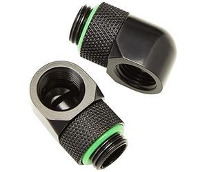 Lot de Deux Embouts Rotatifs 45° Corsair Hydro X Series Noir