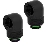 CORSAIR Lot de deux adaptateurs Hydro X Series 90° Rotary - Noir New