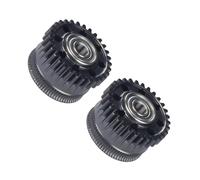 Lot de deux engrenages d'extrudeuse en métal robuste, haute résistance à l'usure, remplacement facile pour extrudeuse K2 Plus en fibre de carbone à impression continue compatible
