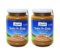 Lot de deux mardel Classic Dulce au lait à tartiner, facile à étaler, consistance homogène, parfaite pour les crêpes, toasts, brownies, glaces et bien plus encore, sans gluten, sans huile