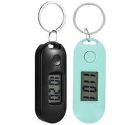 Lot de Deux Montre Numérique de Poche , Plastique , pour Examen, Scolaire | 2pcs Compactes, Design Créatif et Exquis, Facile à Lire, à Accrocher au Paquet, Ceinture, Paquet à Dos