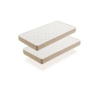 Moonia Matelas pour enfants DuoSystem Ouate Viscosoft Fermeté moyenne/élevée Haute durabilité Très durable 90x190
