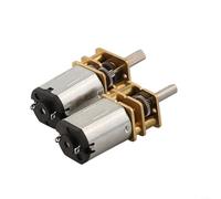 Lot de deux moteurs à engrenages GA12N20 DC 12 V - Choix fiable pour les projets d'ingénierie et les réparations (60 tr/min)