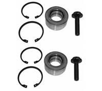 Lot De Deux Roulements De Roues Avants - Audi 100 2.2 E Turbo Quattro 08/1982-07/1990