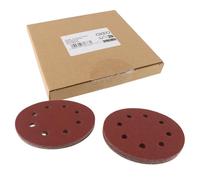 Lot de disques abrasifs diamètre 180mm - 10 disques grain 60-10 disques grain 120 - Disques pour ponceuse murale OXEO
