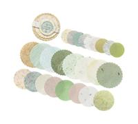 Lot de disques en papier pour cartes faites à la main, livres de mémoire, travaux manuels, design 2 en 1, fournitures de journalisation légères et rétro