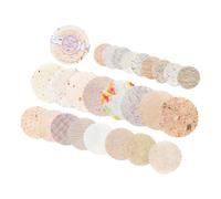 Lot de disques en papier pour cartes faites à la main, livres souvenirs, travaux manuels, design 2 en 1, application créative