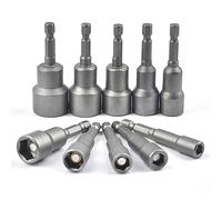 Lot de douilles hexagonales magnétiques 1/4" 6-19 mm - Jeu magnétique