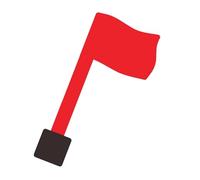 Lot de drapeaux adhésifs pour boîte aux lettres météo - Aucun outil nécessaire - Se fixe solidement aux surfaces en métal et bois - Drapeau de rechange pour boîte aux lettres extérieure