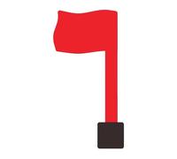 Lot de drapeaux de boîte aux lettres adhésifs pour toutes les surfaces - Résistance aux températures extrêmes de -28,9 °C à 48,9 °C - Convient pour les surfaces lisses - Drapeau de rechange pour boîte