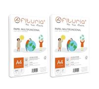 Lot de feuilles A4 de 80 g avec 500 feuilles blanches, papier multifonction pour l'école et les environnements de travail. Idéal pour imprimantes laser - Ofituria (500feuilles)