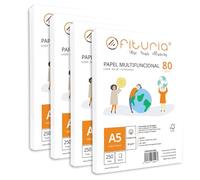 Lot de feuilles A5 de 80 g avec 1500 feuilles blanches, papier multifonction pour l'école et les environnements de travail. Idéal pour imprimantes laser, injections ou photocopieuses - Ofituria