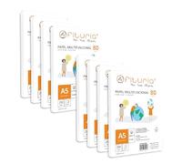 Lot de feuilles A5 de 80 g avec 2500 feuilles blanches, papier multifonction pour l'école et les environnements de travail. Idéal pour imprimantes laser, injections ou photocopieuses - Ofituria