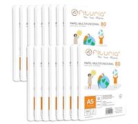 Lot de feuilles A5 de 80 g avec 4000 feuilles blanches, papier multifonction pour l'école et les environnements de travail. Idéal pour imprimantes laser, injections ou photocopieuses - Ofituria