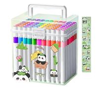 Lot de feutres acryliques imperméables et amusants pour les classes, les voyages, Pâques et loisirs créatifs, sans bavures, longue durée