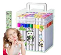 Lot de feutres acryliques imperméables et amusants pour les classes, les voyages, Pâques et loisirs créatifs, sans bavures, longue durée