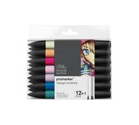 Lot de Feutres Promarker 12+1 Manga Romance - Winsor et Newton