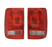 Lot de feux arrière gauche et droit pour modèles Amarok de 09/2010-12/2012 en plastique sans support de lampe.