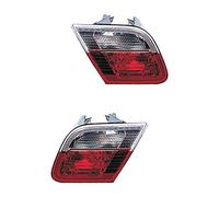 Lot de feux arrière gauche et droit - Rouge - P21W - Sans support de lampe - Pour modèle 3 Cabriolet E46