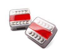 Lot de feux arrière LED avec ou sans éclairage de plaque minéralogique, homologation E E4 pour voiture, remorque, feu arrière, remorque.