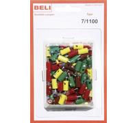 Lot de fiches bananes Ø de la broche: 2.6 mm BELI-BECO 7/1100 1 set