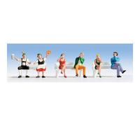 Lot De Figurines ""Assises"" H0 Noch 15536 (6)-Noch