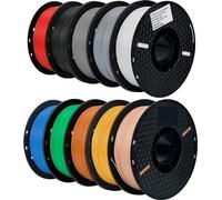lot de filaments pour imprimante 3D, 10KG de mélange de couleurs PLA, 1,75mm de diamètre, 10 KG de mélange de couleurs PLA