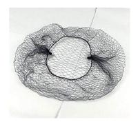 Lot de filets à cheveux légers, taille standard 50,8 cm, maille 10 mm avec ouverture 1/4" en nylon invisible et réutilisable 10 mm 20" Black 30pcs