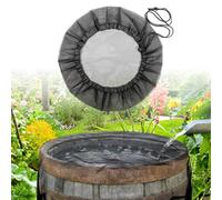 Lot de Filets de citerne de Pluie réglables de avec Cordon de Serrage - Protection Contre Les Feuilles, Les Insectes, Les Insectes (120CM)