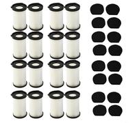 Lot de filtres d'aspirateur lavables pour Cecotec pour Conga Thunderbrush 520 550 560 E et pour Handyforce 2761 2759 Balai électrique Pièces de rechange pour recueillir les particules de poussière