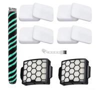 Lot de filtres de rechange avec rouleau brosse pour aspirateur vertical Shark LA802 Detect Pro Prend en charge les performances de nettoyage continu