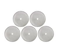 Lot de filtres de rechange en acier inoxydable pour cafetière à piston française 8 tasses/1 000 ml Filtre à café de rechange réutilisable en acier inoxydable
